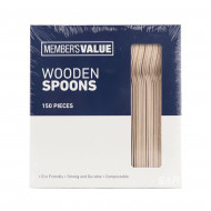 Member's Value Wooden Spoons 150pcs 